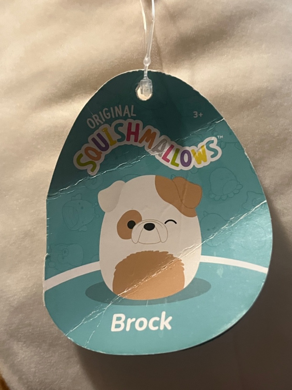 Squishmallows Cream & Tan Dog Plush Cushion - Picture 4 of 9